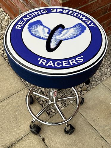 Reading Racers bar stool